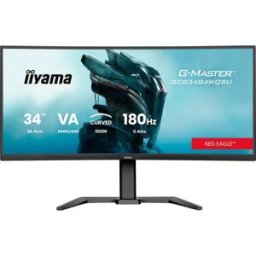 IIYAMA Écran Incurvé Gaming G-master Gcb3484wqsu 34´´ Uwqhd Va Lcd 180hz Black One Size unisex