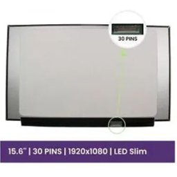 Generico Pièce Détachée D´écran D´ordinateur Portable Laptop Lcd 15.6´´ Matte 30 Pins Grey One Size unisex