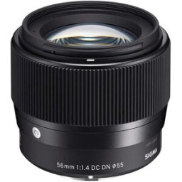 Sigma Photo Objectif De L´appareil Photo Dc Dn Eos-m 56 Mm F/1.4 Black One Size unisex