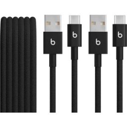 Beats Câble Usb-a Vers Usb-c 1.5 M 2 Unités Black One Size unisex