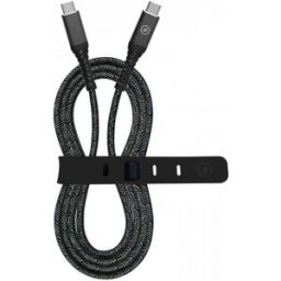 Muvit For Change Câble Usb-c Vers Usb-c 3a/60w 1.2 M Black One Size unisex