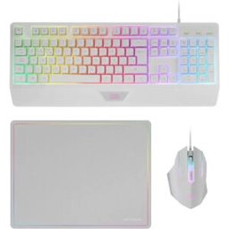 Mars Gaming Souris Clavier Et Manette De Jeu Mcp124wes Espagnol White One Size unisex