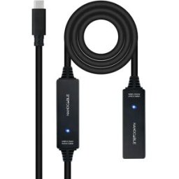 Nanocable Câble Usb-c 10.01.1312 Black One Size unisex