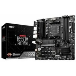 MSI Carte Mère B550m Pro-vdh M-atx/4xddr4/4xsata6/4xusb 2.0+2xu Black One Size unisex