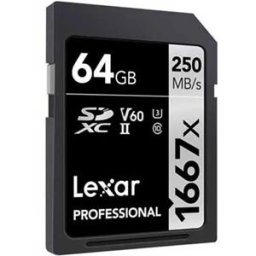 Lexar Carte Mémoire 1667x Sd Ush-ii 64gb Black One Size unisex