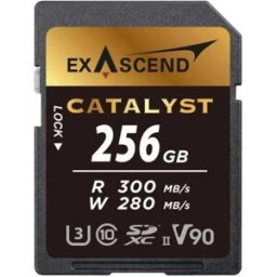Exascend Carte Mémoire Sd Uhs-ii V90 Catalyst 256gb Black One Size unisex