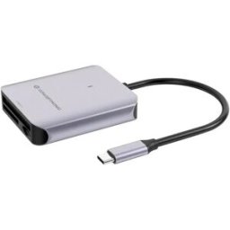 Conceptronic Lecteur De Carte Externe Bian09g 3 In 1 Grey One Size unisex