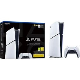 Playstation Console Ps5 Digital Slim 825gb White / Black Europe PAL unisex