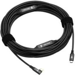 Cobra Tether Câble Usb-c Vers Usb-c 90º 10 M Black One Size unisex