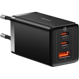 Baseus Chargeur Mural Usb-a Et Usb-c Gan5 Pro Black One Size unisex