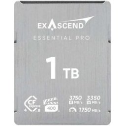 Exascend Carte Mémoire Cfexpress 4.0 Type B Essential Pro 1tb Black One Size unisex