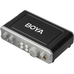 Boya By-am4-interface Audio Professionnelle à Double Canal Black One Size unisex