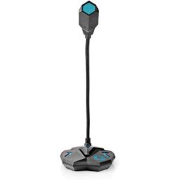 Nedis Micro De Streaming Gmicgu100bk Black One Size unisex