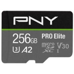 PNY Carte Mémoire Micro Sd 256gb Black One Size unisex