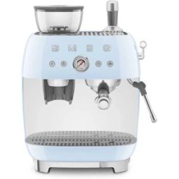 SMEG Machine À Café Espresso Avec Broyeur 50s Style Blue One Size unisex