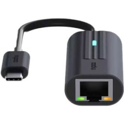 Rapoo Adaptateur Uca-1006 Usb-c Vers Ethernet Grey One Size unisex