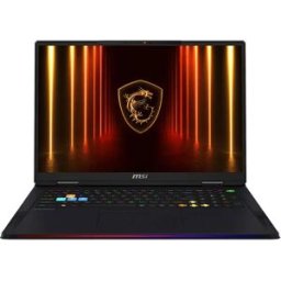 MSI Ordinateur Gaming Raider 18 Hx Ai A2xwjg 18´´ Ultra 9-285hx/64gb/2tb Ssd/rtx 5090 Core Black One Size unisex