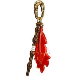 Noble Collection Pendentif Avec Breloque Baguette De Sureau Red One Size unisex