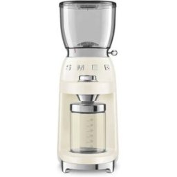 SMEG Moulin à Café électrique 50s Style Beige One Size unisex
