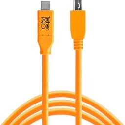 Tether Tools Câble Usb-c Vers Mini B 2.0 5 Broches 4.60 M Orange One Size unisex