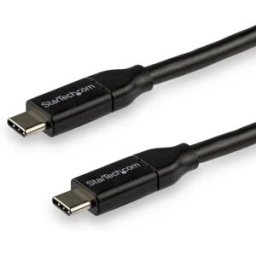 Startech Câble Usb-c Avec Pd Usb 2.0 10 Pieds 3m 5a Black One Size unisex