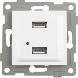 Onlex Double Usb 2.1a 250v White One Size unisex