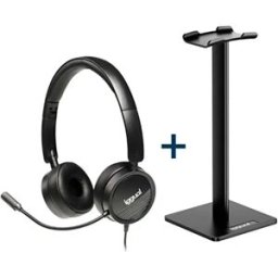 Iggual Casque Avec Micro Dual Tech + Black One Size unisex