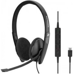 Sennheiser Casque Avec Micro Sc 160 Usb Black One Size unisex