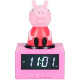 Paladone Réveil Avec Câble Usb Peppa Pig Multicolor One Size unisex