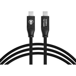 Cobra Tether Câble Usb-c Vers Usb-c Straight 5 M Black One Size unisex