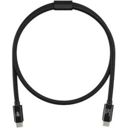 Cobra Tether Câble Usb-c 20gb 0.5 M Black One Size unisex