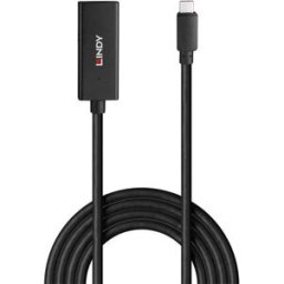 Lindy Câble Usb-c 3.2 5 M Black One Size unisex