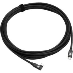 Cobra Tether Câble Usb-c Vers Usb-c 90º 5 M Black One Size unisex