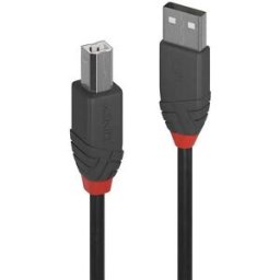 Lindy Câble Usb-b 10 M Black One Size unisex