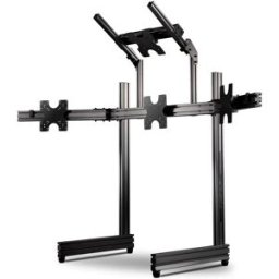 Next Level Racing Support D´écran Elite Quad Carbon Grey One Size unisex