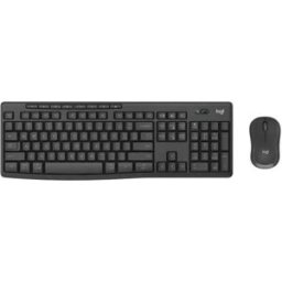 Logitech Clavier Et Souris Sans Fil Mk370 Combo Black One Size unisex