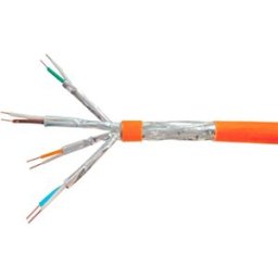 Equip Câble Cat 7 S/ftp Sans Halogène En Spirale 200 M Orange One Size unisex