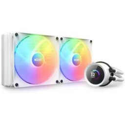 Nzxt Refroidissement Liquide Kraken 280 Rgb Vent Rgb Display Lcd White One Size unisex