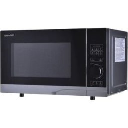 Sharp Micro-ondes Yc-ps204ae-s 700w Black 20 litres unisex