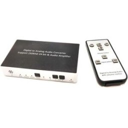Euroconnex Convertisseur Audio Analogique-numérique 0305ir Avec Télécommande Black One Size unisex