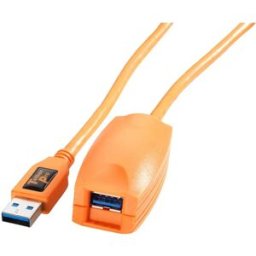 Tether Tools Câble Usb Usb 3.0 Active Extension 5 M Orange One Size unisex
