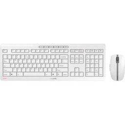 Cherry Clavier Sans Fil Stream Recharge Anglais White / Grey One Size unisex