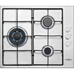 Vitrokitchen Table De Cuisson à Gaz En630lin 60 Cm 3 Feux Stainless Steel One Size unisex