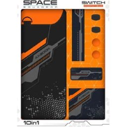Indeca Housse Pour Nintendo Switch Space Squadron 2018 Kit Multicolour One Size unisex