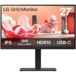 Lg Écran 27ba75qb-b 27´´ Qhd Ips Led 75hz Black One Size unisex
