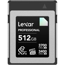 Lexar Carte Mémoire Cfexpress Pro Type B Diamond 4.0 Series 512gb Black / Gold One Size unisex