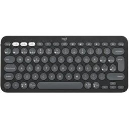 Logitech Clavier Sans Fil Pebble Keys 2 K380s Espagnol Black One Size unisex