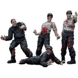 Joy Toy Pack De 4 Figurines Agents De Sécurité Zombies Dark Source 8 Cm Multicolor One Size unisex