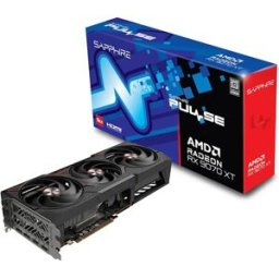 AMD Carte Graphique Saphire Rx 9070 Xt Pulse Gaming Oc 16gb Gddr6 Black One Size unisex
