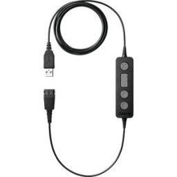 Jabra Câble Usb Link 260 Usb Adapter Qd Black One Size unisex